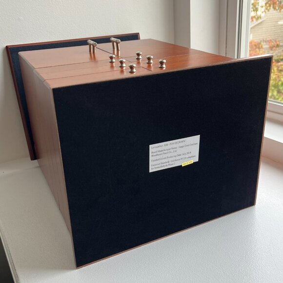 NWOB Lori Greiner 'For Your Ease Only' large, felt-lined wooden jewelry Box - Picture 9 of 16